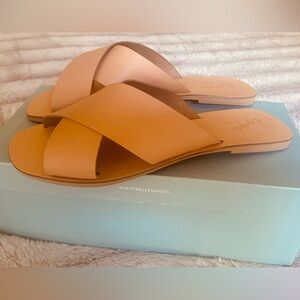 Seychelles Cross Strap Slide Sandals